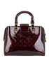 Melrose, &pound;750, Handbags, Burgundy, Patent Leather, Back view